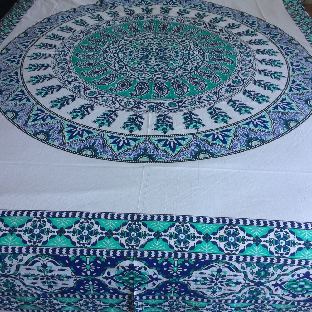 🎁Bedding Sheet Hand Printed Tapestry mandala🎉 - Picture 2 of 5